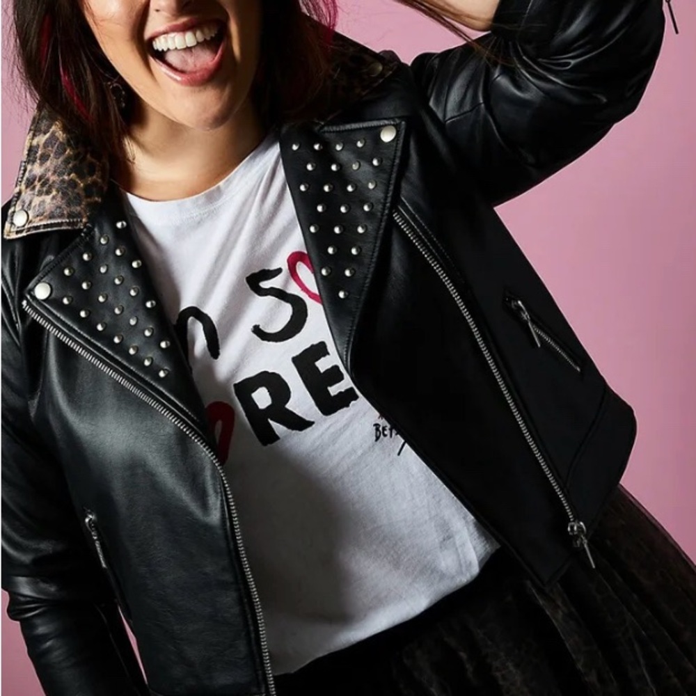 Torrid❤️Betsy Johnson Collab Moto Jacket